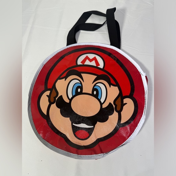 Mario Reflective Trick or Treat Bag Super Mario Bros Nintendo Tote Bag Rare - Picture 1 of 5